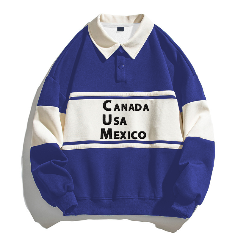 Tokyocanvas C&U&M Polo Embroidered Sweatshirt