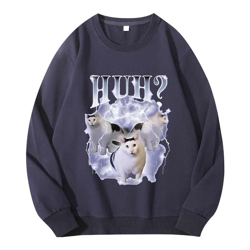 Tokyocanvas Huh Cat Chonky Ben Meme Classic Sweatshirt