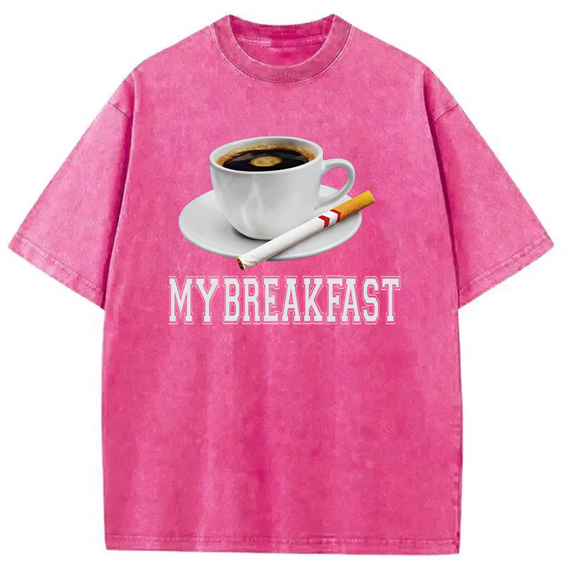 Tokyocanvas Breakfast Coffee Washed T-Shirt
