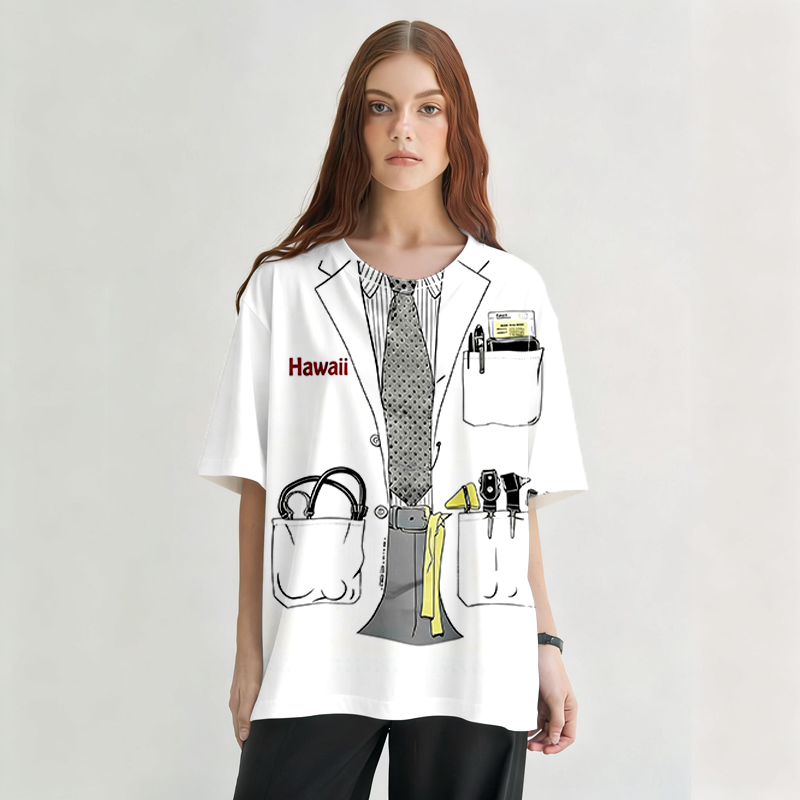Tokyocanvas Doctor Jacket Suit Graphic Print T-shirt
