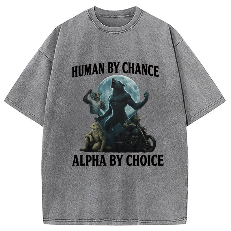 Tokyocanvas Human by Chance Washed T-Shirt