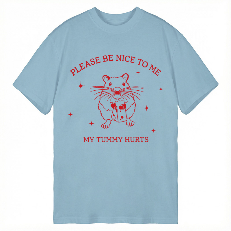 Tokyocanvas My Tummy Hurts Lactose Mouse Meme Classic T-Shirt
