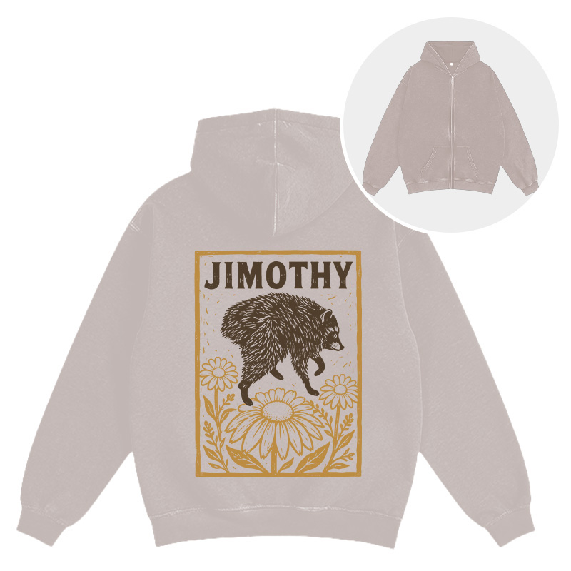 Tokyocanvas Jimothy Washed Zip Hoodie
