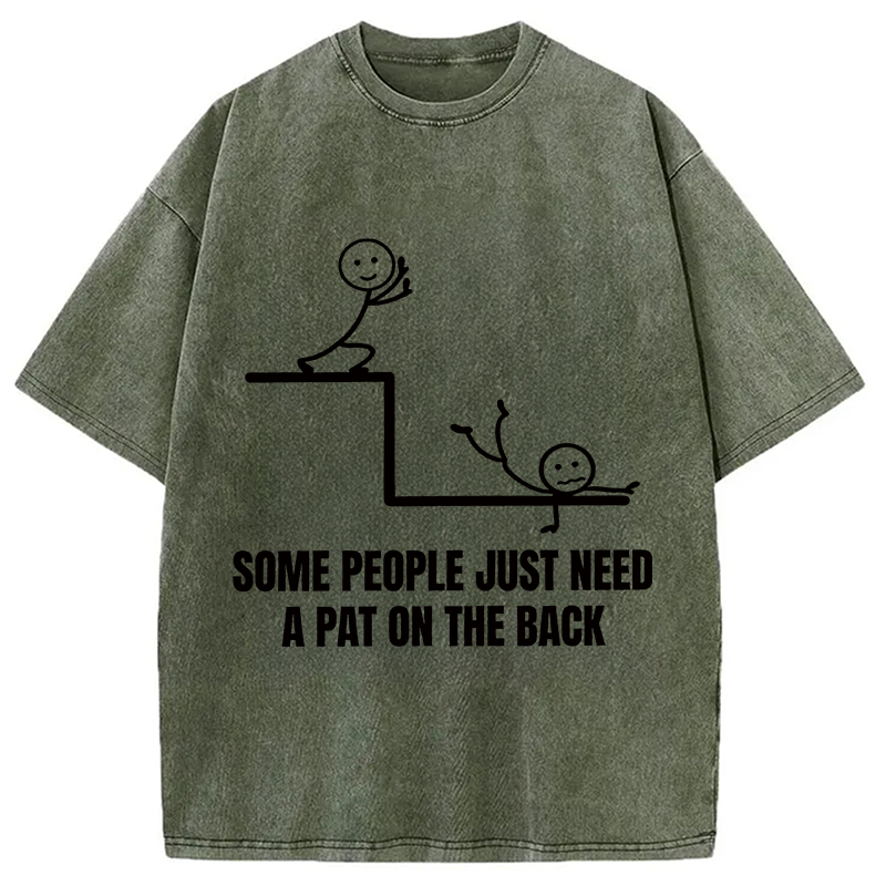 Tokyocanvas Funny Husband Meme Washed T-Shirt