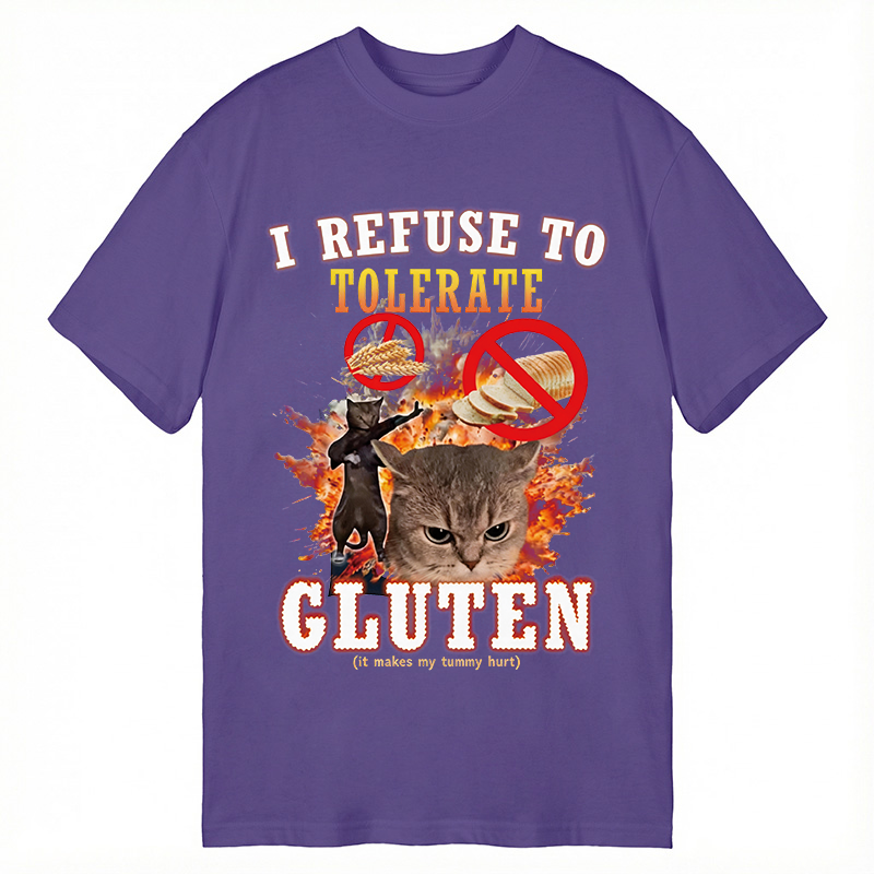 Tokyocanvas I Refuse to Tolerate Gluten Classic T-Shirt