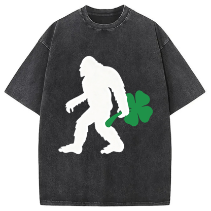 Tokyocanvas Bigfoot Hold Lucky Washed T-Shirt