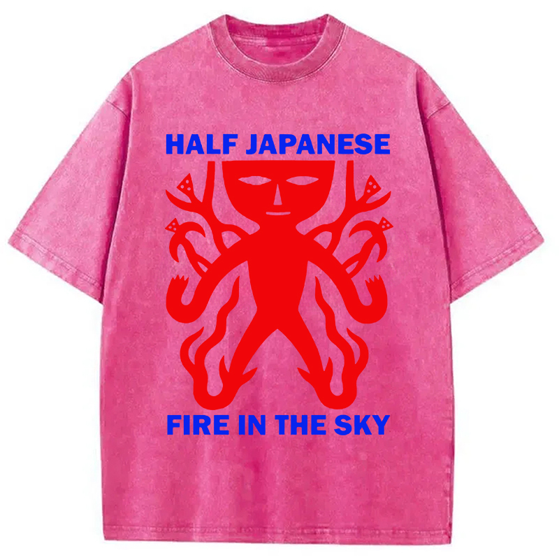 Tokyocanvas Half Japanese Washed T-Shirt