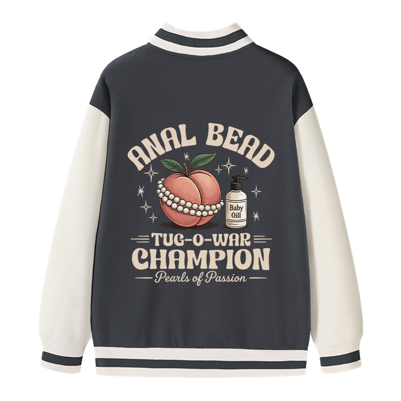 Tokyocanvas Anal Bead Tug-of-War Champion Varsity Jacket