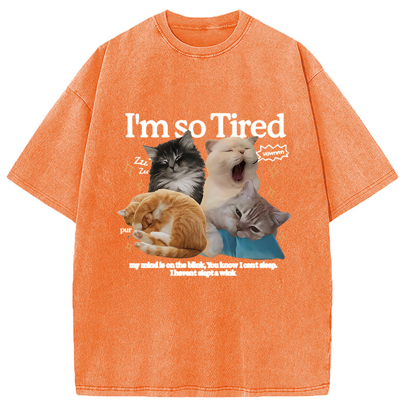 Tokyocanvas I'm So Tired Washed T-Shirt