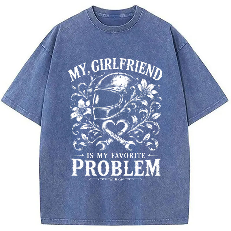 Tokyocanvas Funny Husband Washed T-Shirt