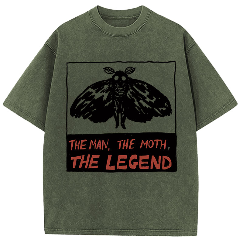 Tokyocanvas The Man The Moth The Legend Washed T-Shirt