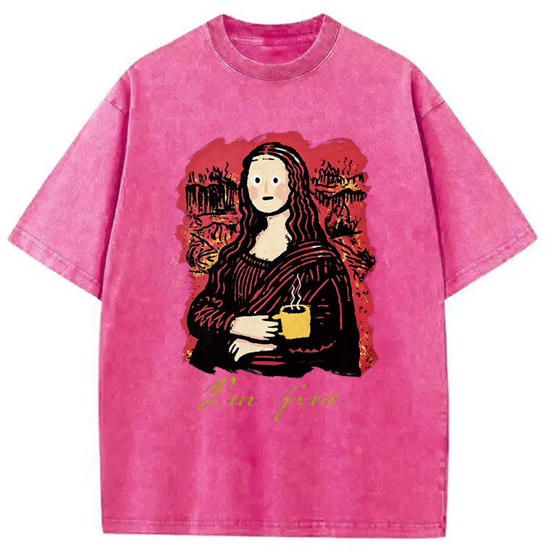 Tokyocanvas I'm Fine Art Washed T-Shirt