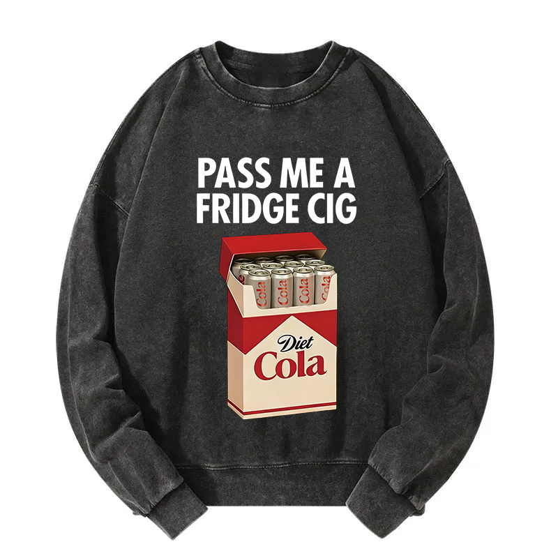 Tokyocanvas I Need A Diet Cola Washed Sweatshirt