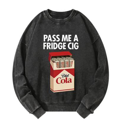 Tokyocanvas I Need A Diet Cola Washed Sweatshirt