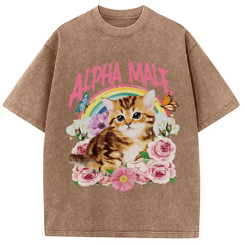 Tokyocanvas Alpha Male Washed T-Shirt