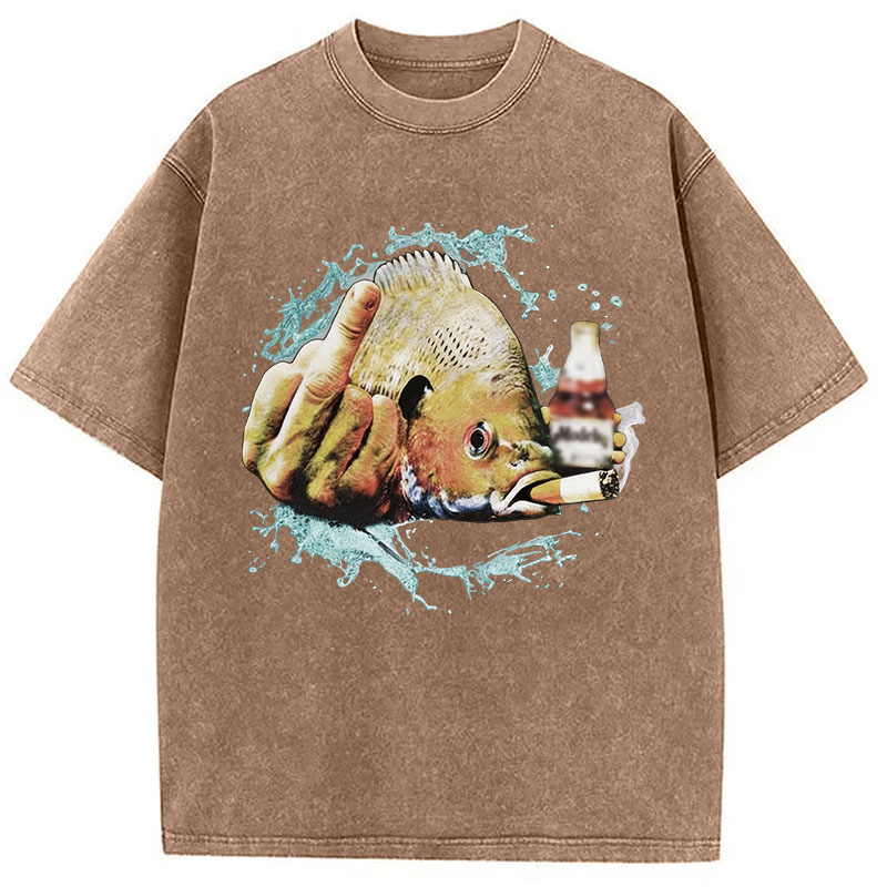 Tokyocanvas Dope Ass Bluegill Washed T-Shirt
