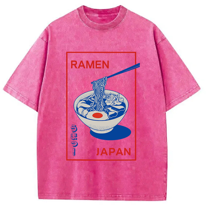 Tokyocanvas Umai Noodle Washed T-Shirt