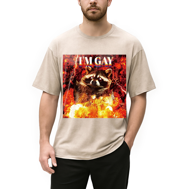 Tokyocanvas I'm Gay Washed T-Shirt