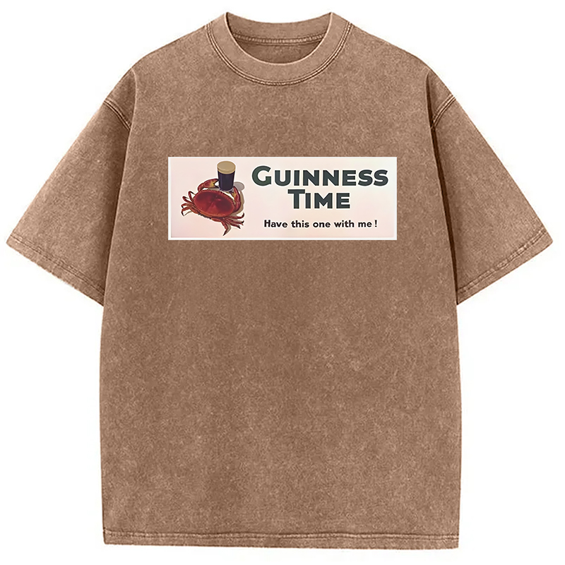 Tokyocanvas Vintage Guinness Crab Washed T-Shirt