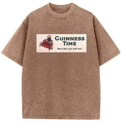 Tokyocanvas Vintage Guinness Crab Washed T-Shirt