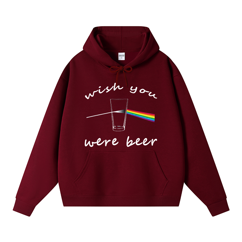 Tokyocanvas Wish You Were Beer Fleece Lined Hoodie