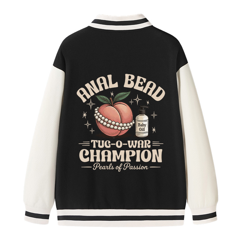 Tokyocanvas Anal Bead Tug-of-War Champion Varsity Jacket