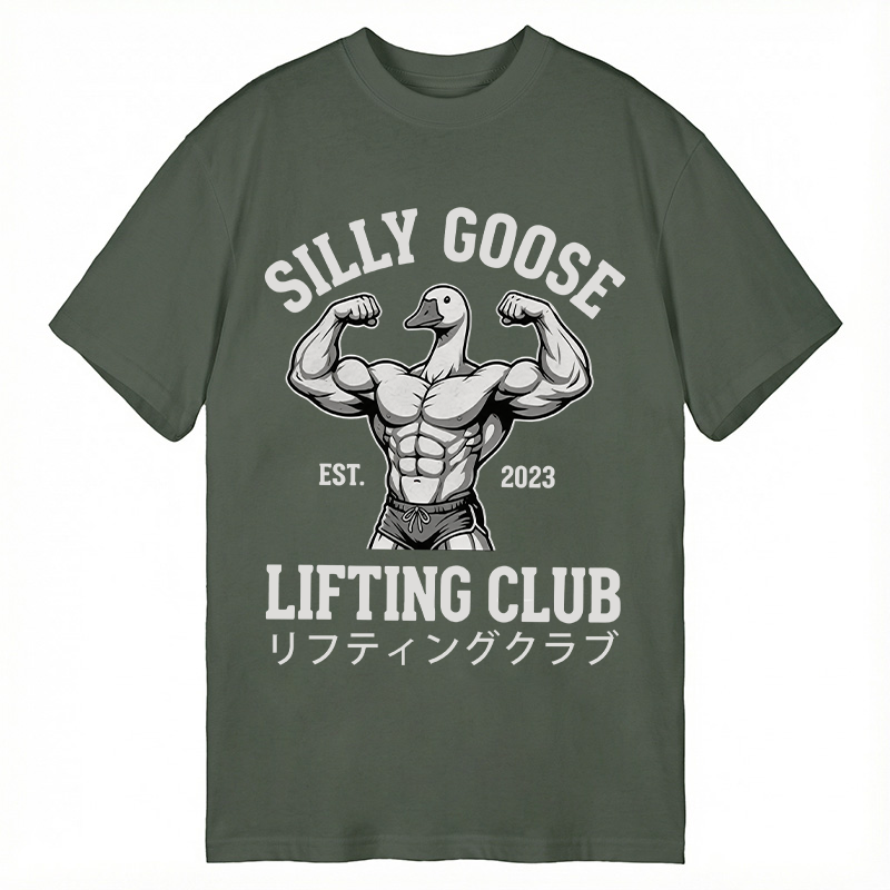 Tokyocanvas Silly Goose Lifting Classic T-Shirt