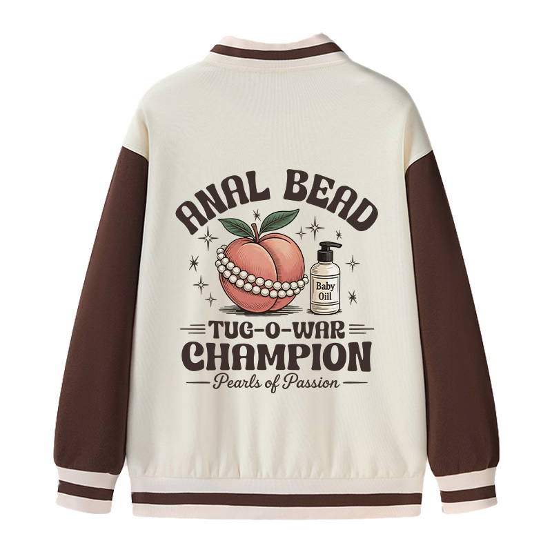 Tokyocanvas Anal Bead Tug-of-War Champion Varsity Jacket