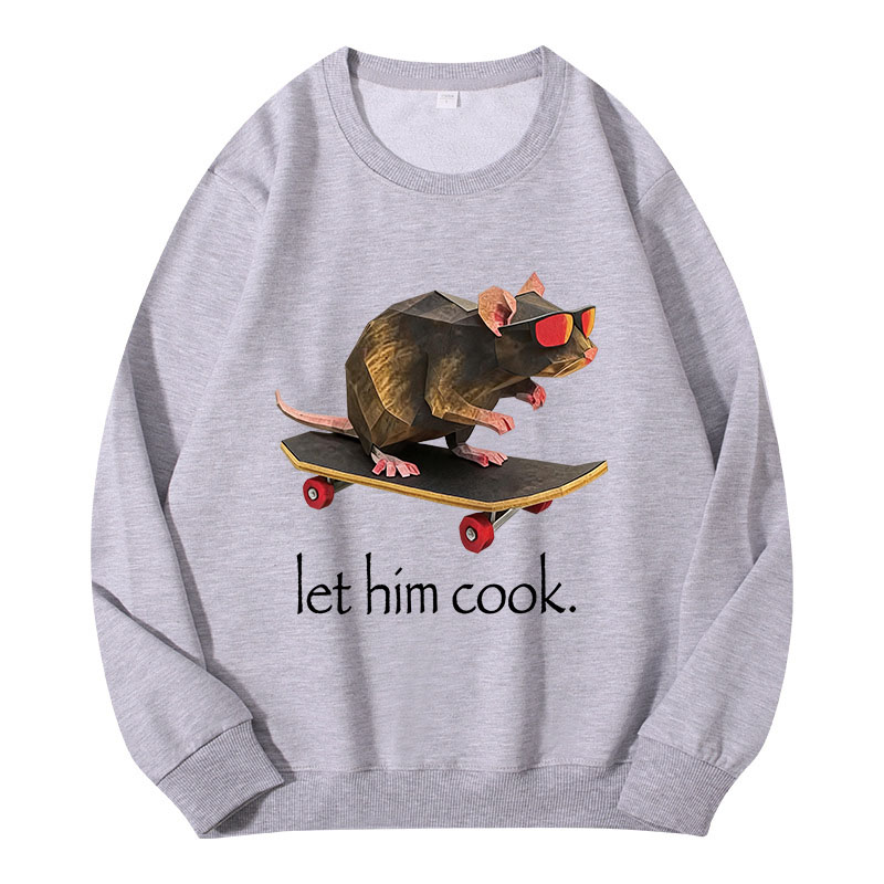 Tokyocanvas Rat Skateboard Cook Classic Sweatshirt