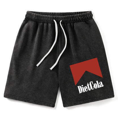 Tokyocanvas Diet Cola Marlboro Washed Short