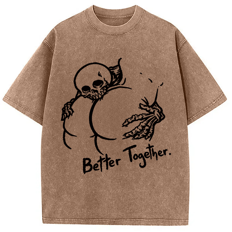 Tokyocanvas Better Together Washed T-Shirt