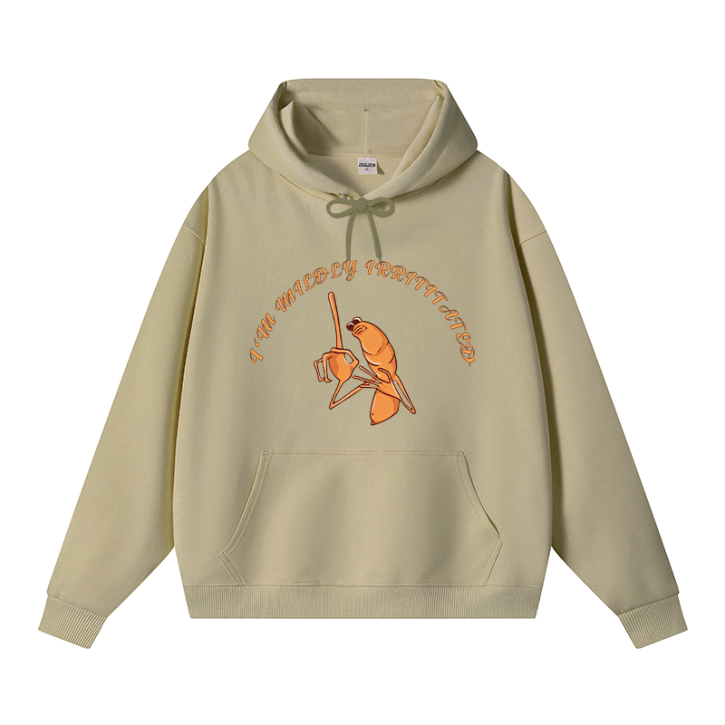 Tokyocanvas I'm Mildly Irritated Fleece Lined Hoodie