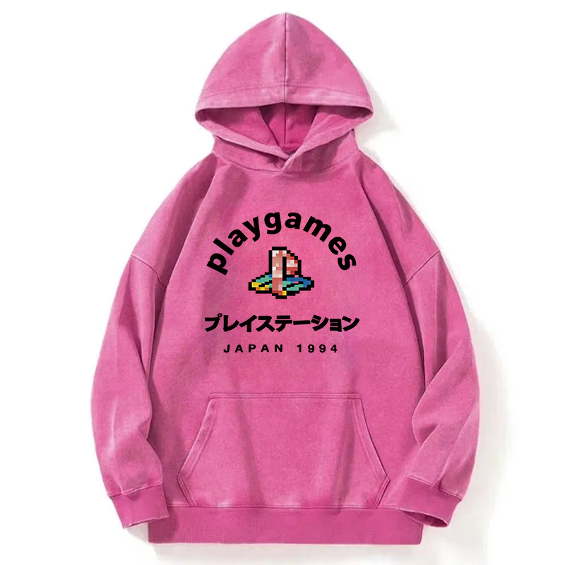 Tokyocanvas Play Games Japan Washed Hoodie
