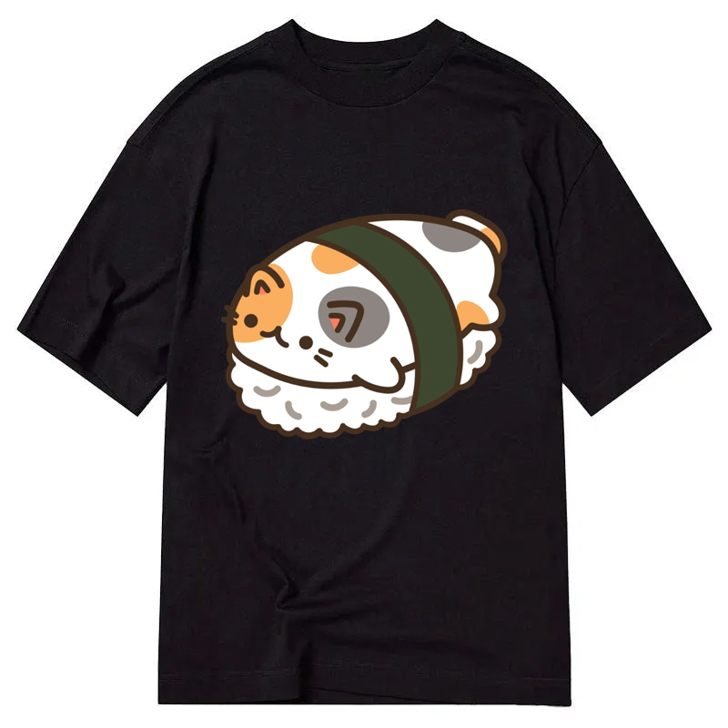 Tokyocanvas Sushi Pet Calico Cat Classic T-Shirt