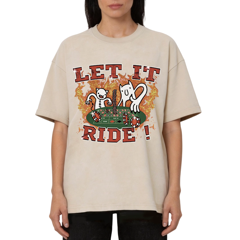 Tokyocanvas Let It Ride Washed T-Shirt