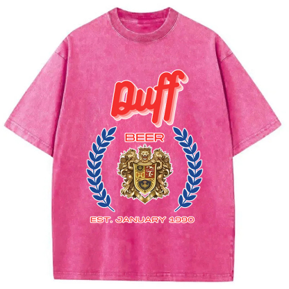 Tokyocanvas Duff Beer Vintage Washed T-Shirt