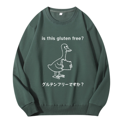 Tokyocanvas Avoid Gluten Product Classic Sweatshirt