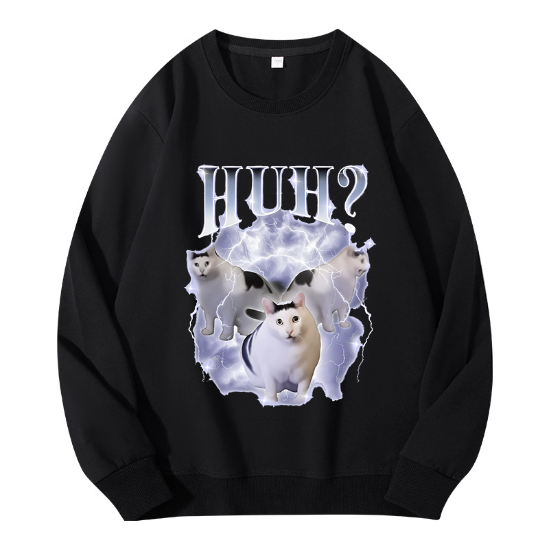 Tokyocanvas Huh Cat Chonky Ben Meme Classic Sweatshirt