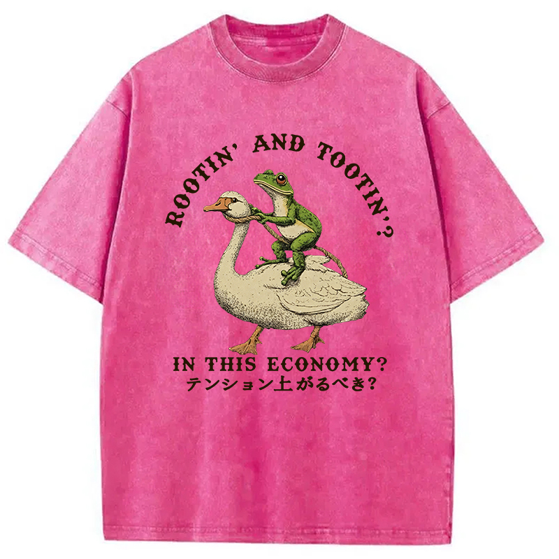 Tokyocanvas Should I Be Excited Washed T-Shirt