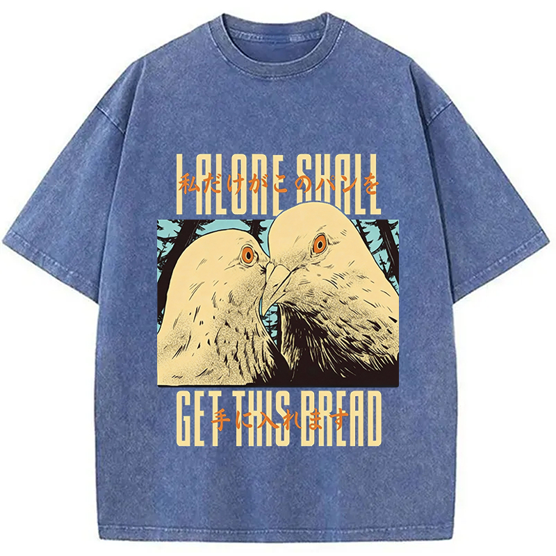 Tokyocanvas Get This Bread Pigeon Washed T-Shirt