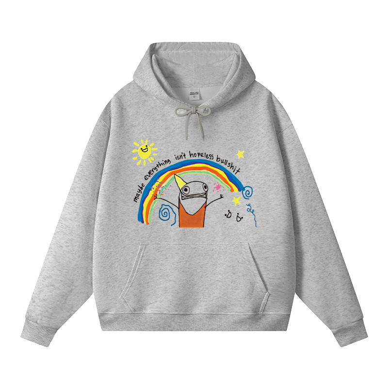 Tokyocanvas Hyperbole And A Half Fleece Lined Hoodie