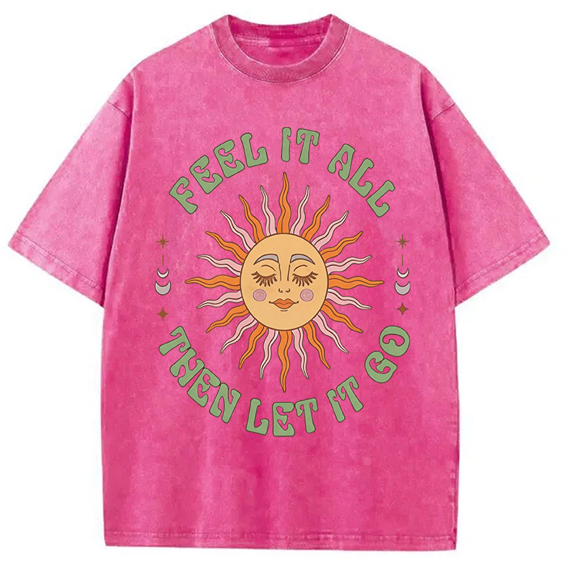 Tokyocanvas Breathe?and?Release? Washed T-Shirt