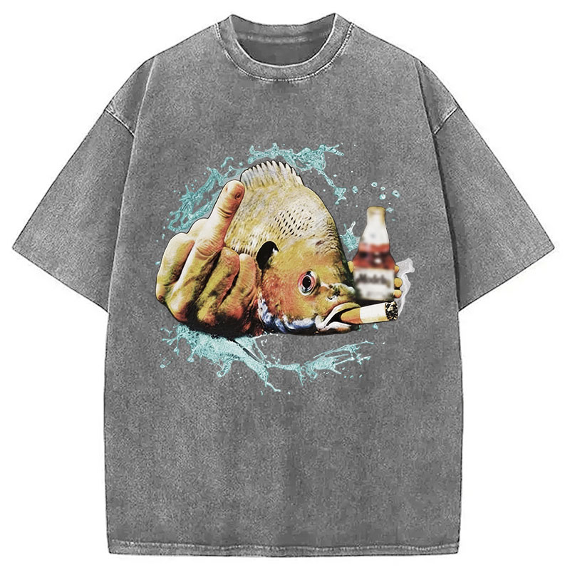 Tokyocanvas Dope Ass Bluegill Washed T-Shirt