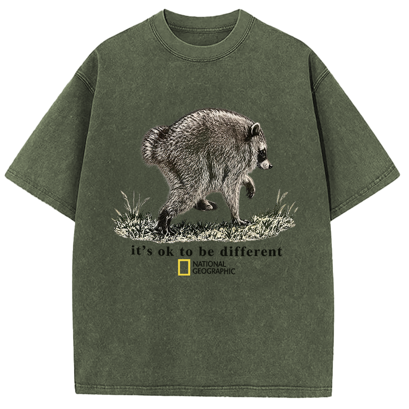 Tokyocanvas It’s OK to be Different Washed T-Shirt