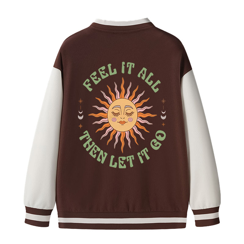 Tokyocanvas Breathe and Release Varsity Jacket