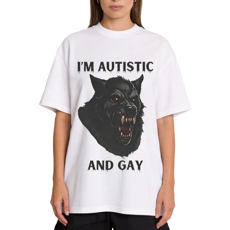 Tokyocanvas I'm Autistic And Gay Classic T-Shirt