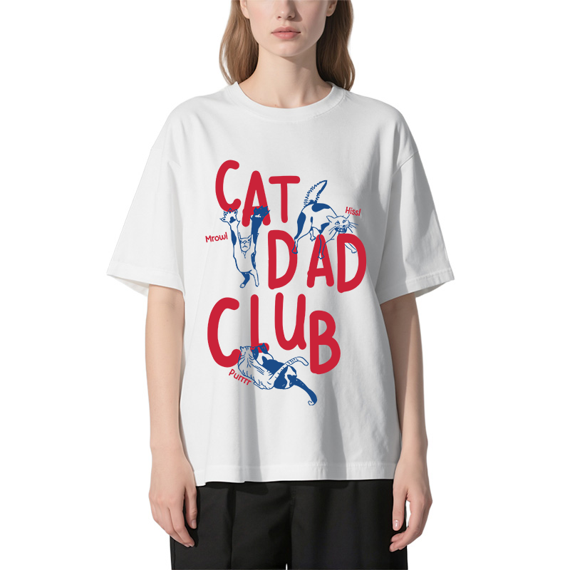 Tokyocanvas Cat Dad Club Classic T-Shirt