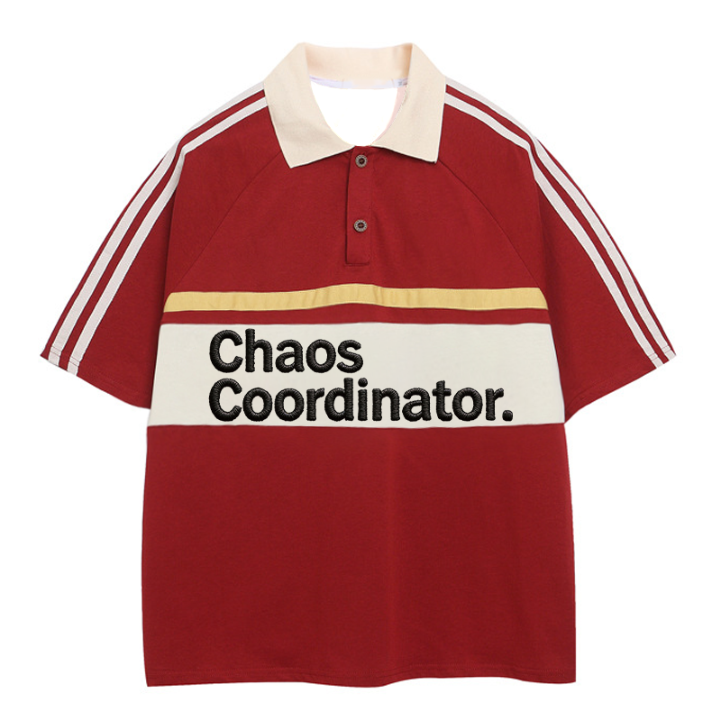 Tokyocanvas Chaos Coordinator Polo Embroidered T-Shirt