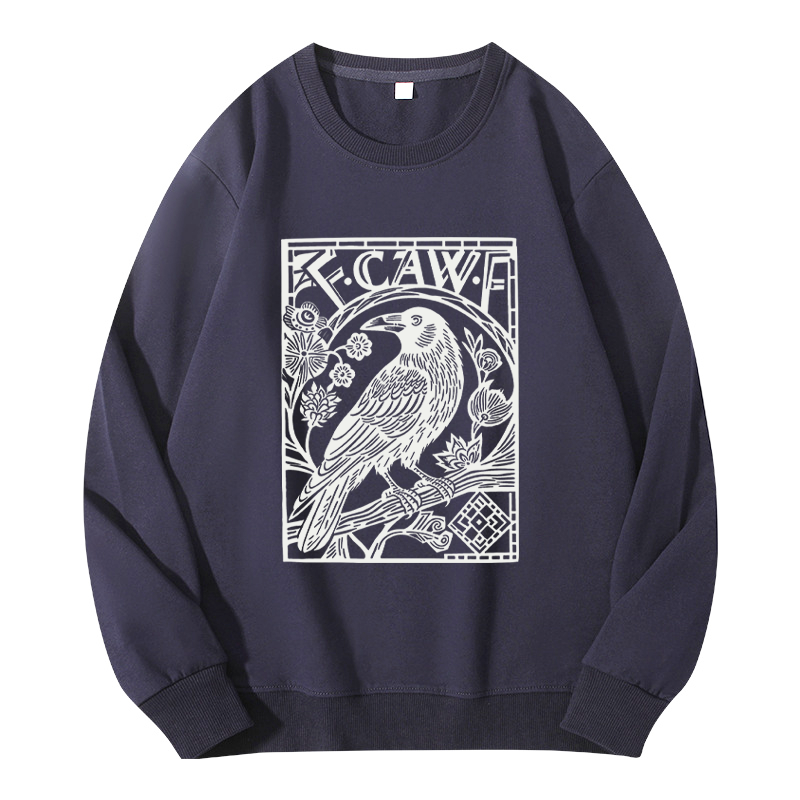 Tokyocanvas Retro F-Caw-F Black Crow Classic Sweatshirt