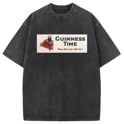 Tokyocanvas Vintage Guinness Crab Washed T-Shirt
